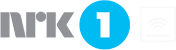 NRK1 Lydtekst logo
