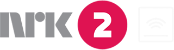 NRK2 Lydtekst logo